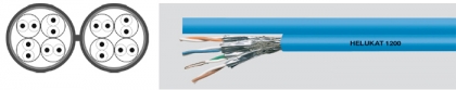 HELUKAT 1200 S-STP duplex S-STP 2x(4x2xAWG 22/1) FRNC